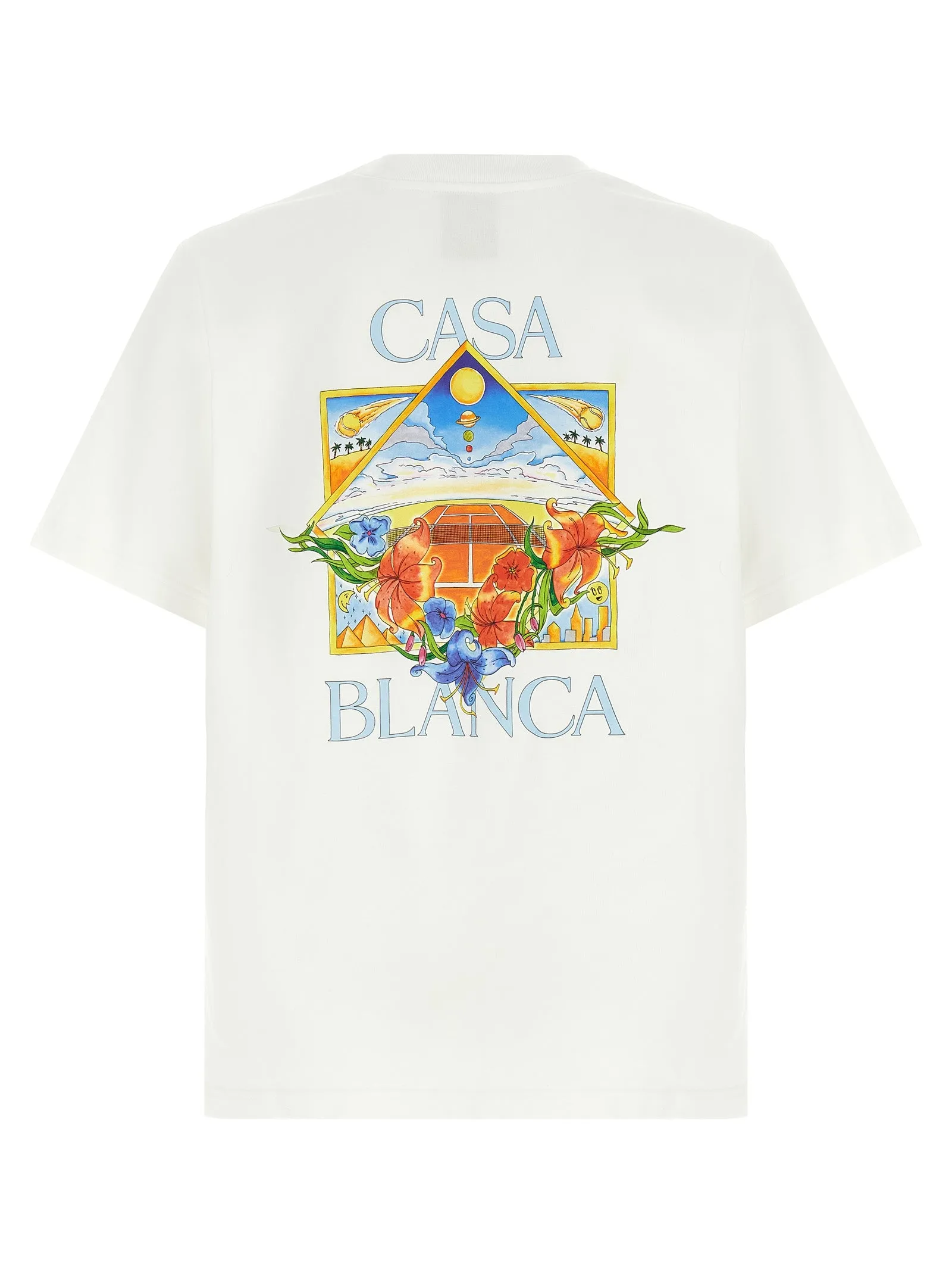 Flower Court Icon T-Shirt White sold by Wanan Luxury product image thumbnail 2