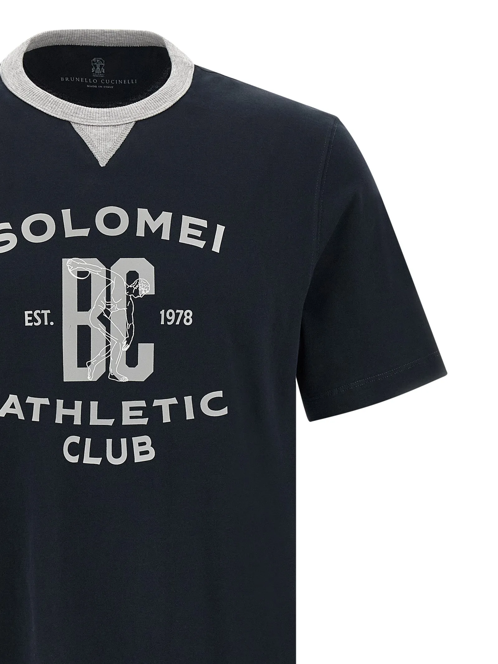 Printed T-Shirt Blue sold by Wanan Luxury product image thumbnail 3