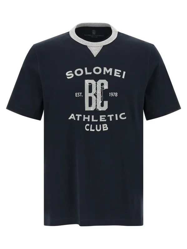 Printed T-Shirt Blue sold by Wanan Luxury