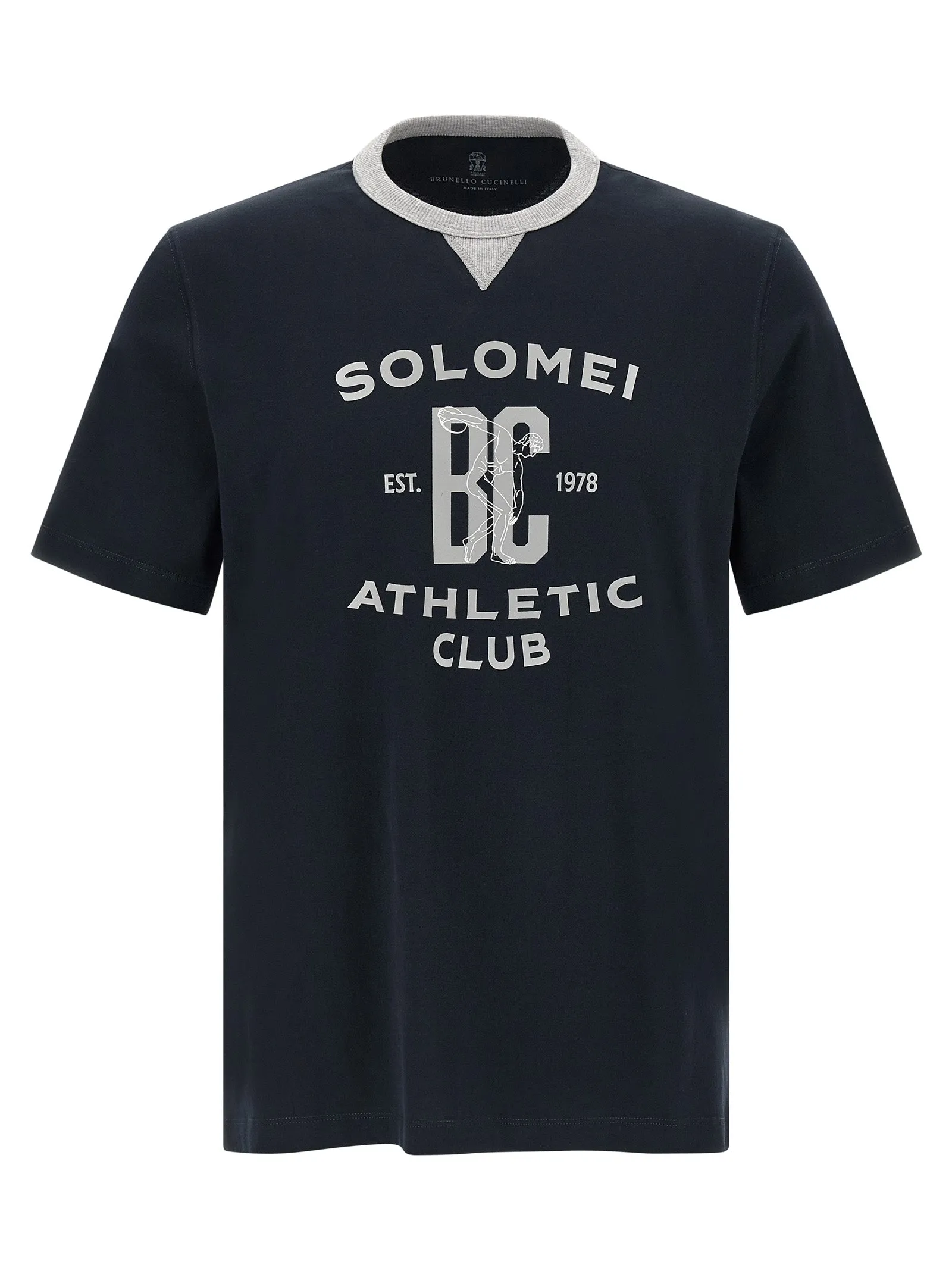 Printed T-Shirt Blue sold by Wanan Luxury