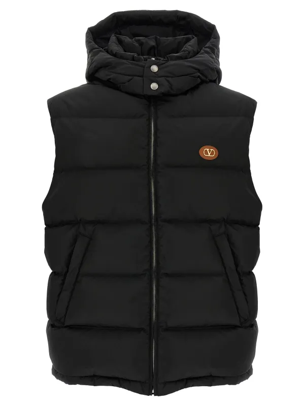 Vlogo Signature Gilet Black sold by Wanan Luxury