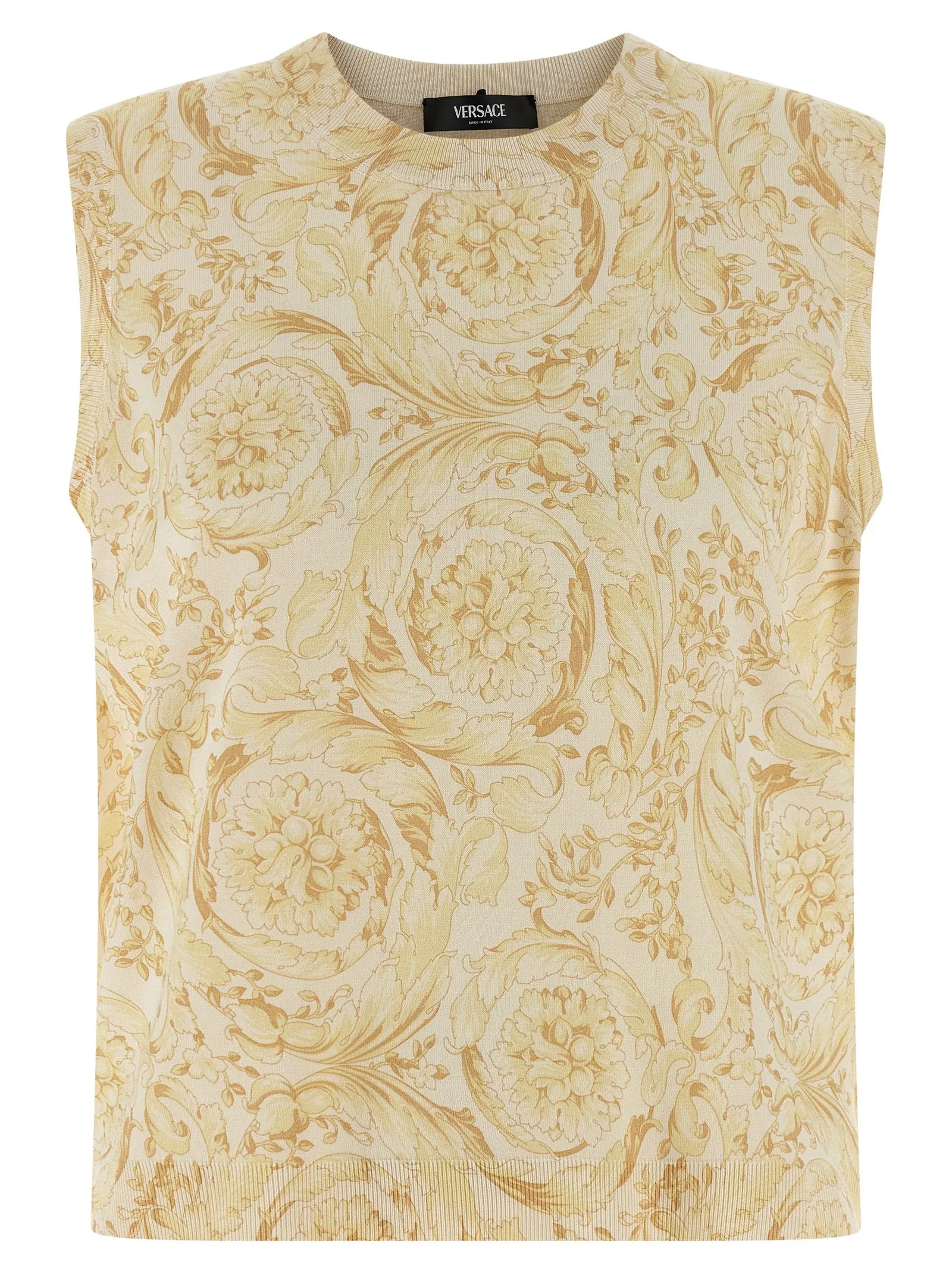 Barocco Gilet Yellow sold by Wanan Luxury