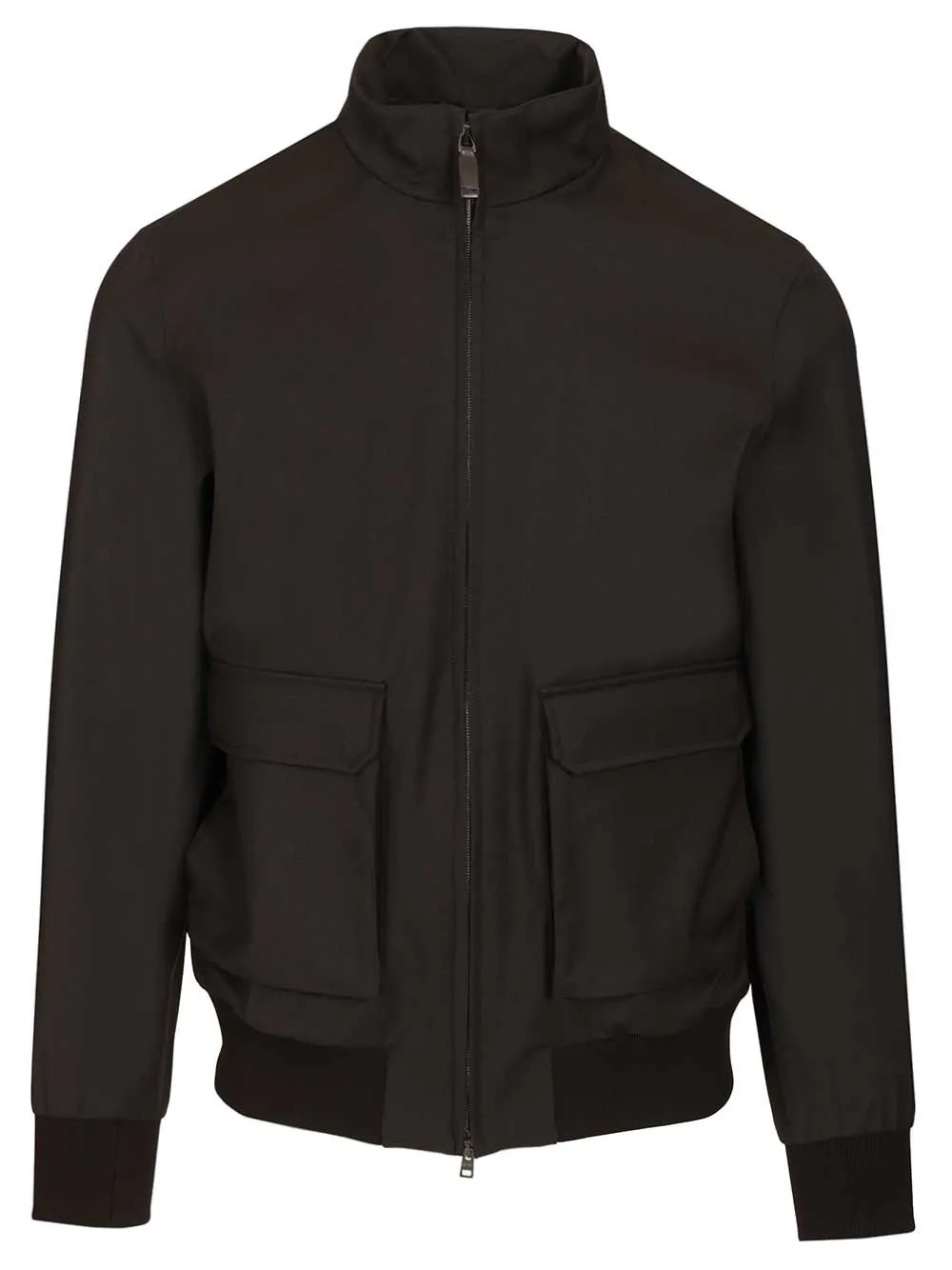 Bomber 3 Layers Wool Storm Loro Piana Jackets Brown sold by Wanan Luxury