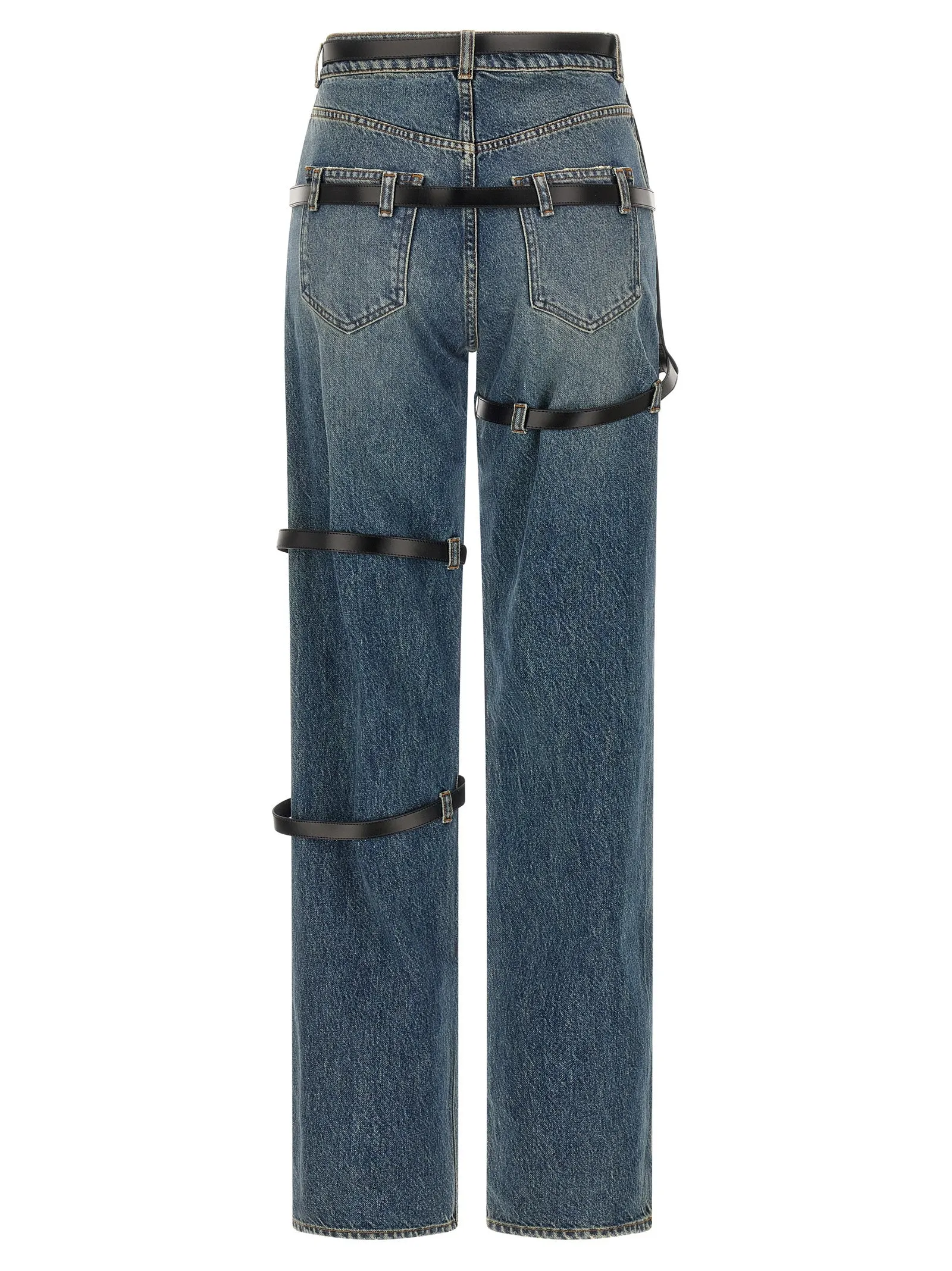 Multi Belt Jeans Blue sold by Wanan Luxury product image thumbnail 2
