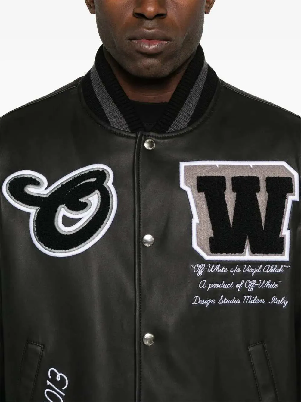 Leather Bomber Jacket sold by Wanan Luxury product image thumbnail 5