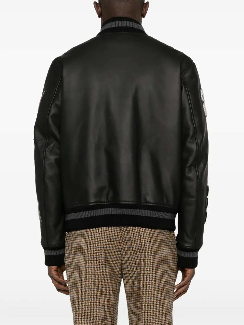 Leather Bomber Jacket sold by Wanan Luxury product image thumbnail 4