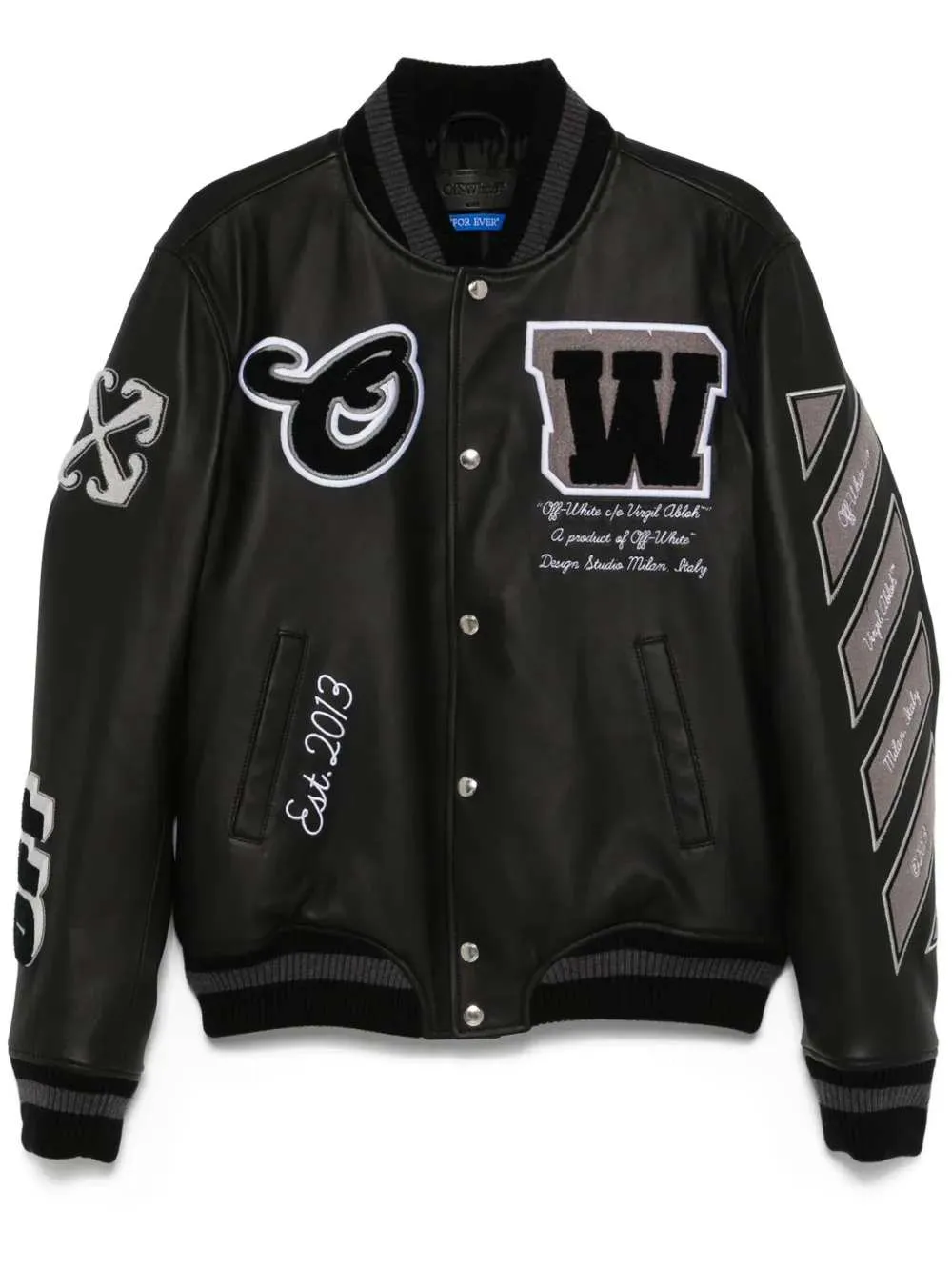 Leather Bomber Jacket sold by Wanan Luxury