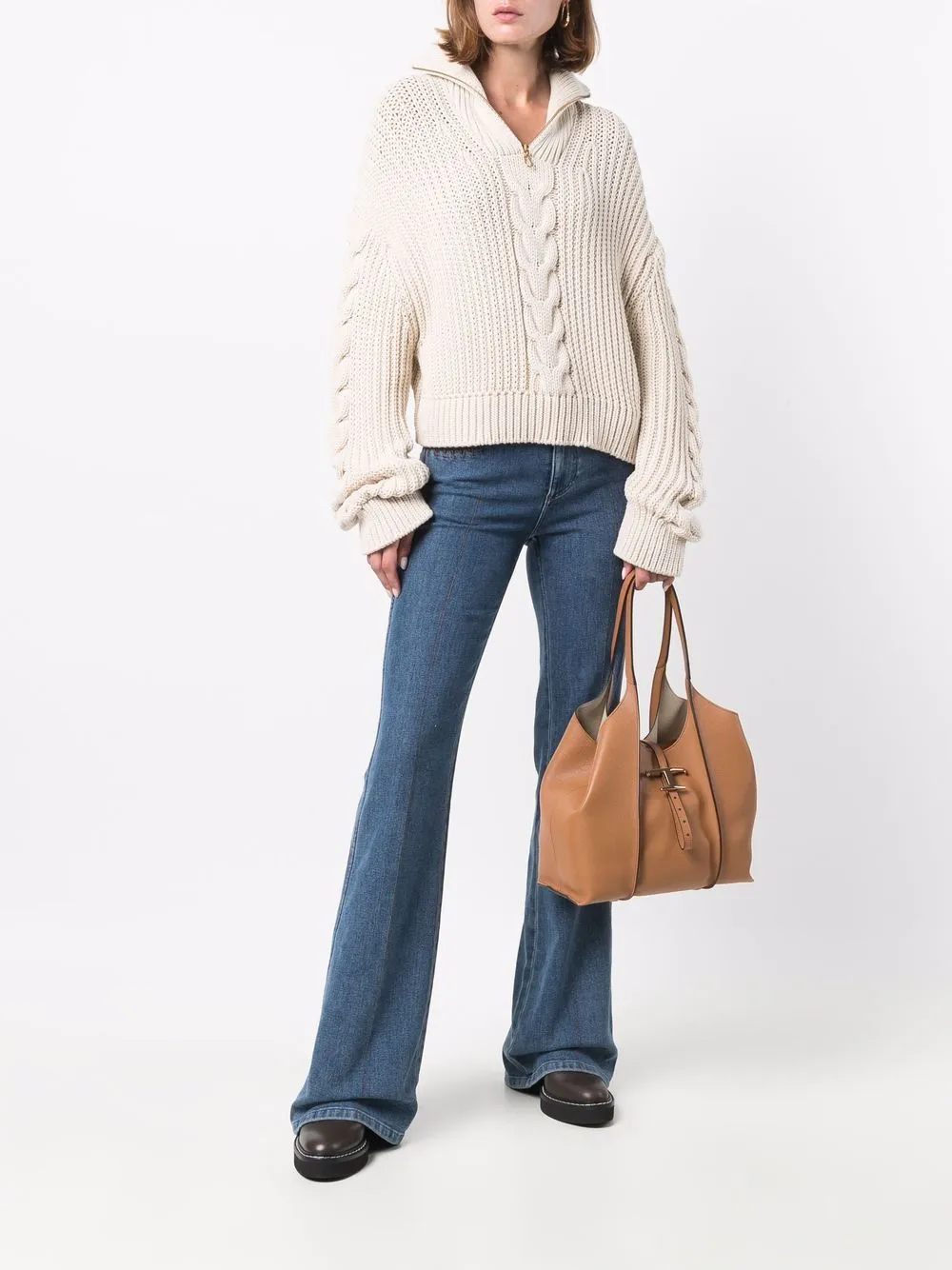 Small Leather Tote Bag sold by Wanan Luxury product image thumbnail 4