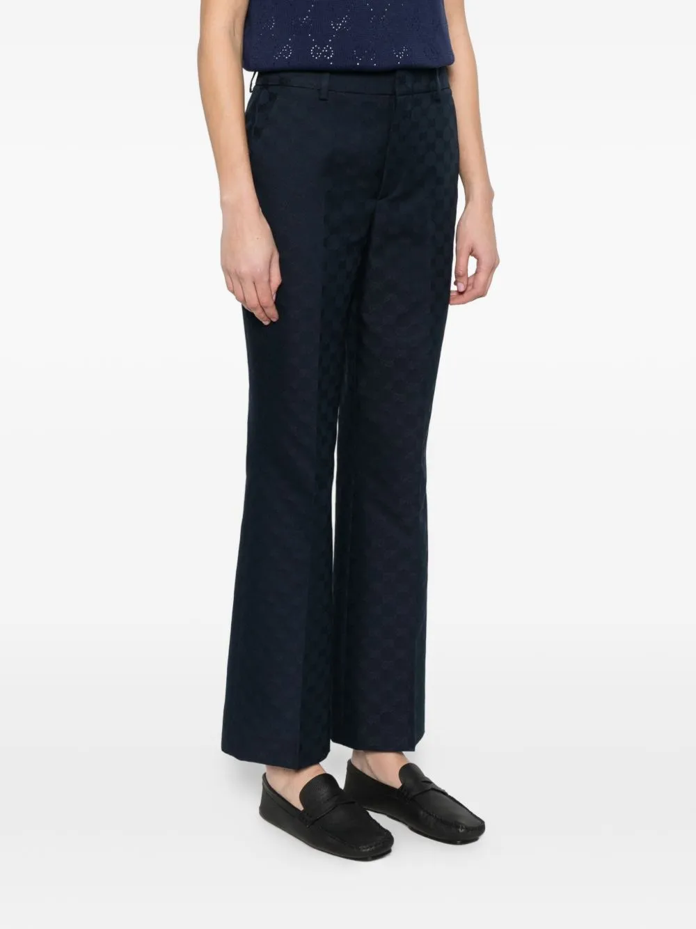 Trousers Blue And Green sold by Wanan Luxury product image thumbnail 4