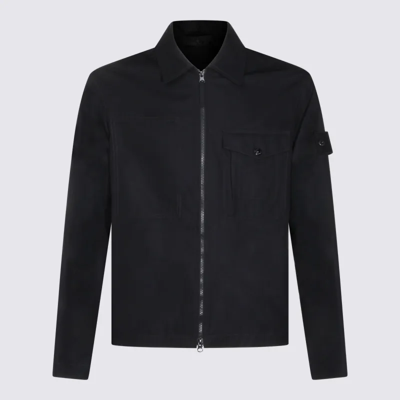 Shirts Blacks And Greys made by Stone Island