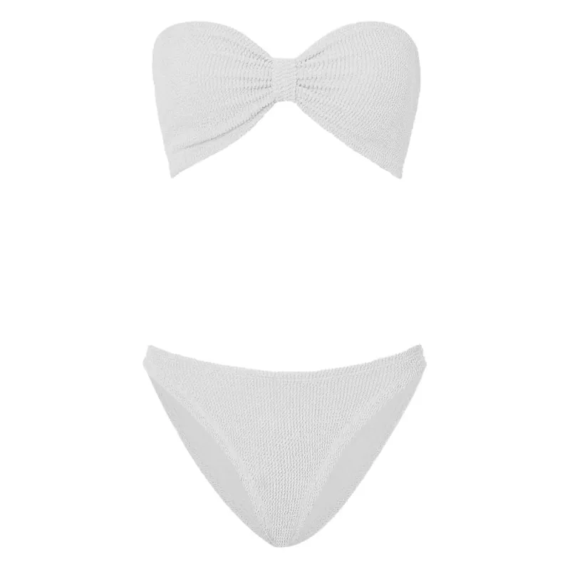 Beachwear White made by Hunza G