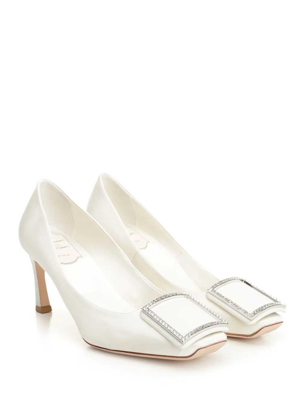 Trompette Pumps White sold by Wanan Luxury product image thumbnail 2