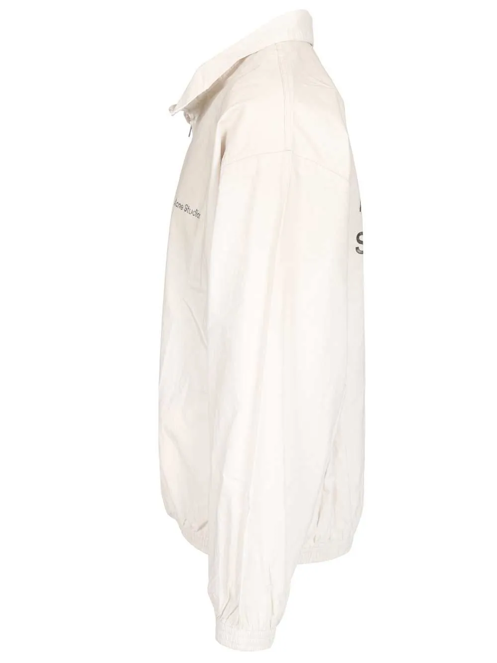 Zip-Up Jacket With Logo Jackets White sold by Wanan Luxury product image thumbnail 3