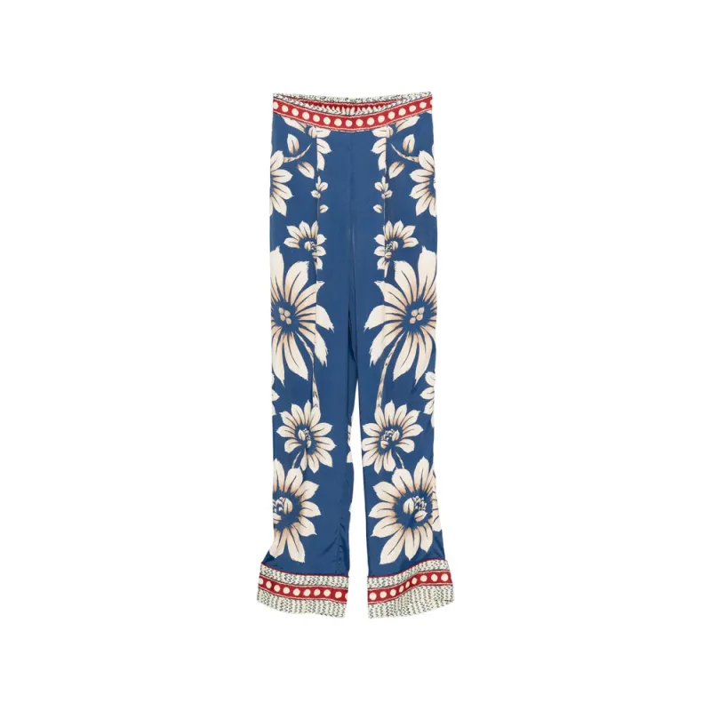 Pants Blue, Neutral made by FARM Rio