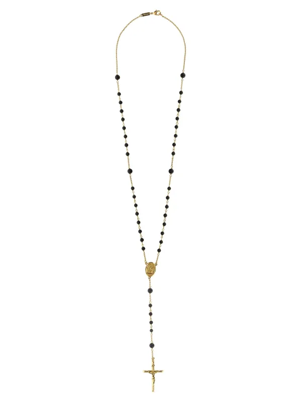 Rosary Necklace Jewelry Gold made by Dolce & Gabanna