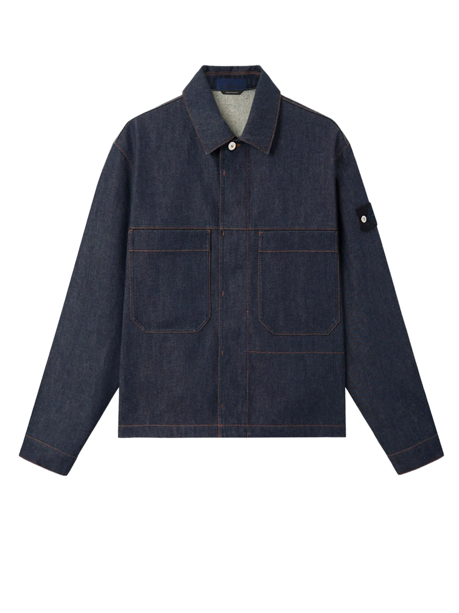 Indigo Denim-Rinsed Jacket sold by Wanan Luxury