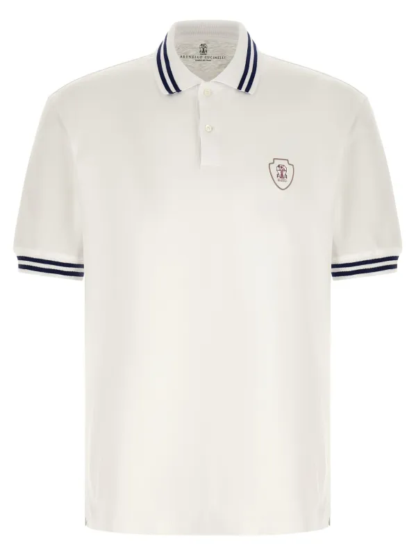 Coat Of Arms Polo White sold by Wanan Luxury