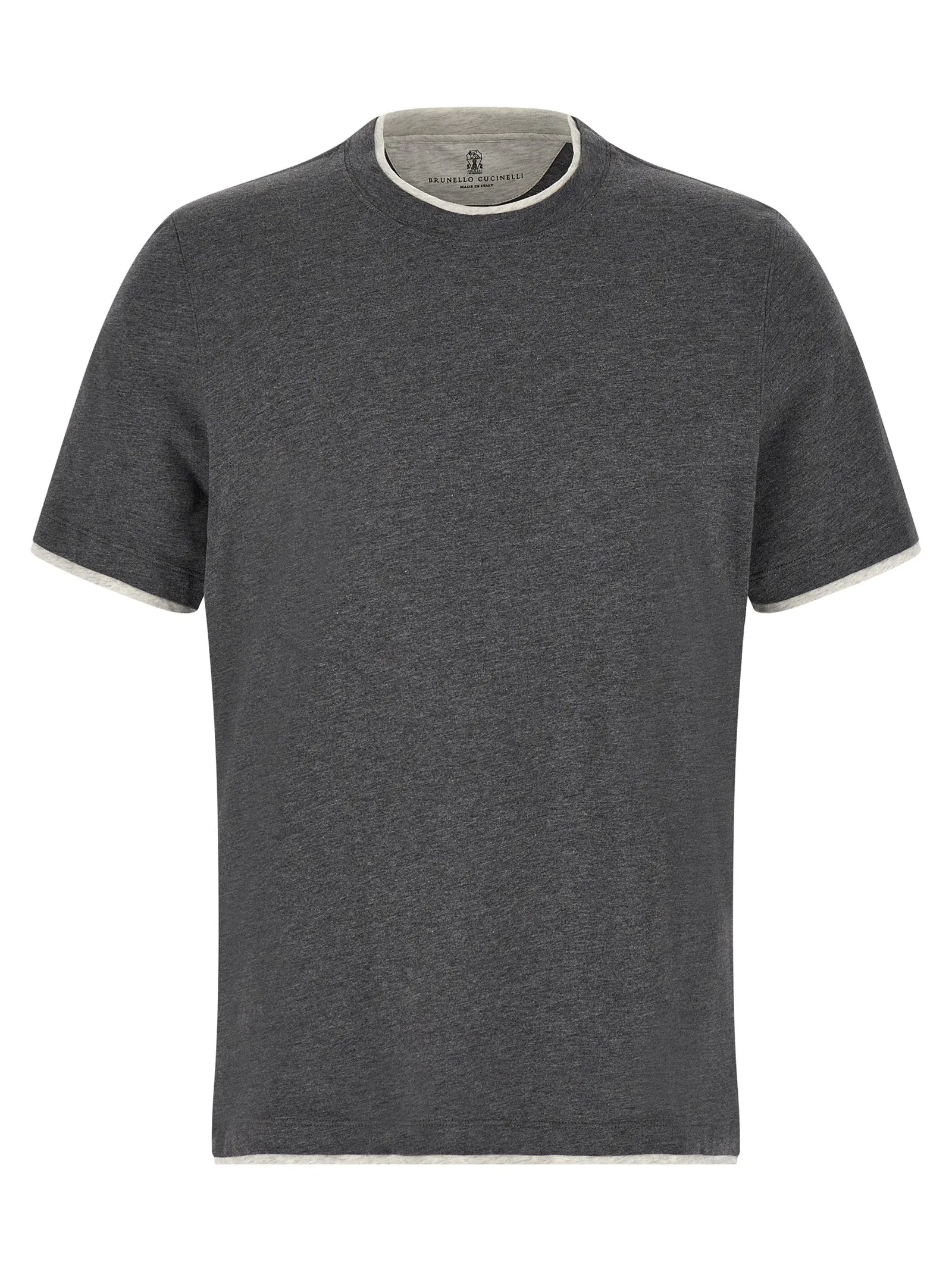 Double Layer T-Shirt Gray sold by Wanan Luxury