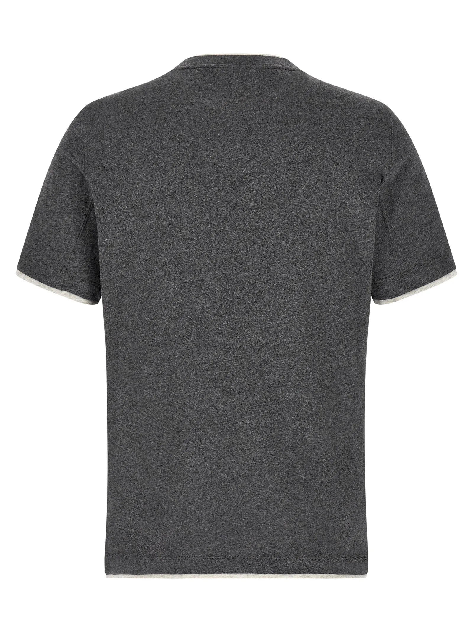 Double Layer T-Shirt Gray sold by Wanan Luxury product image thumbnail 2