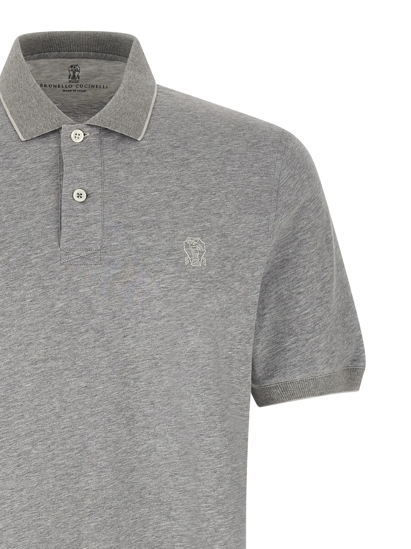 Stretch Jersey Shirt Polo Gray sold by Wanan Luxury product image thumbnail 3