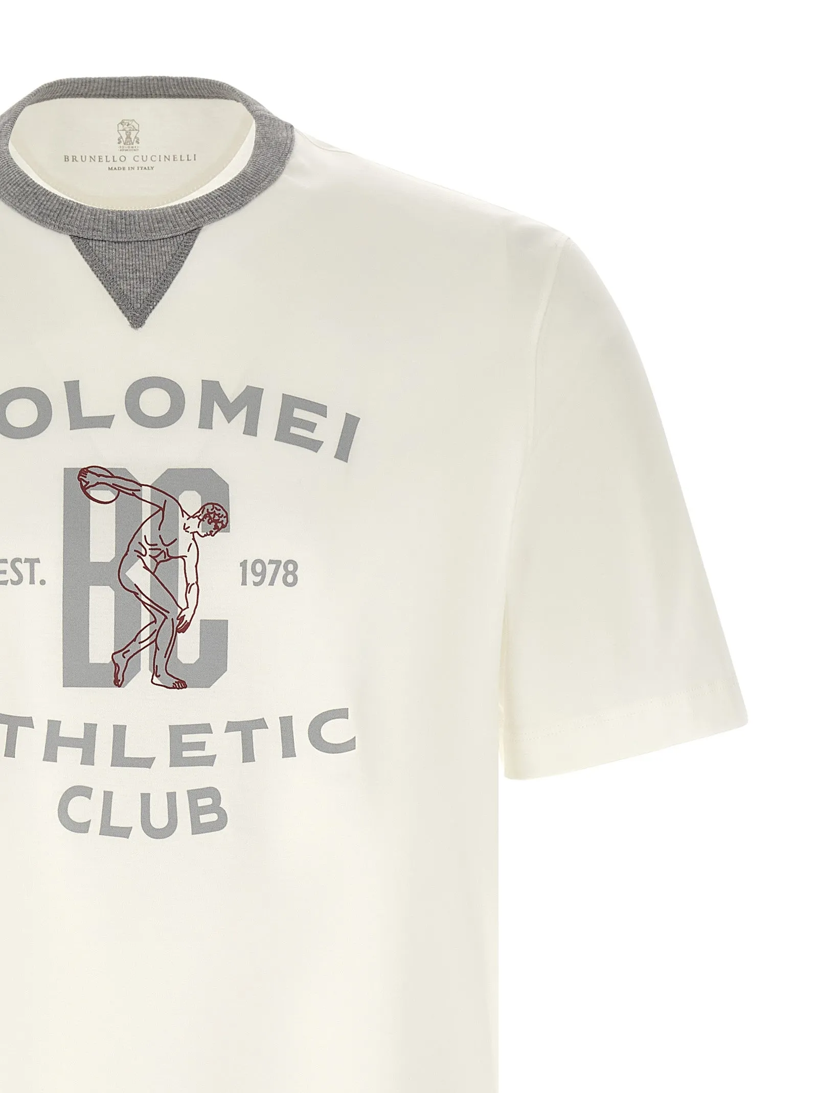 Printed T-Shirt White sold by Wanan Luxury product image thumbnail 3