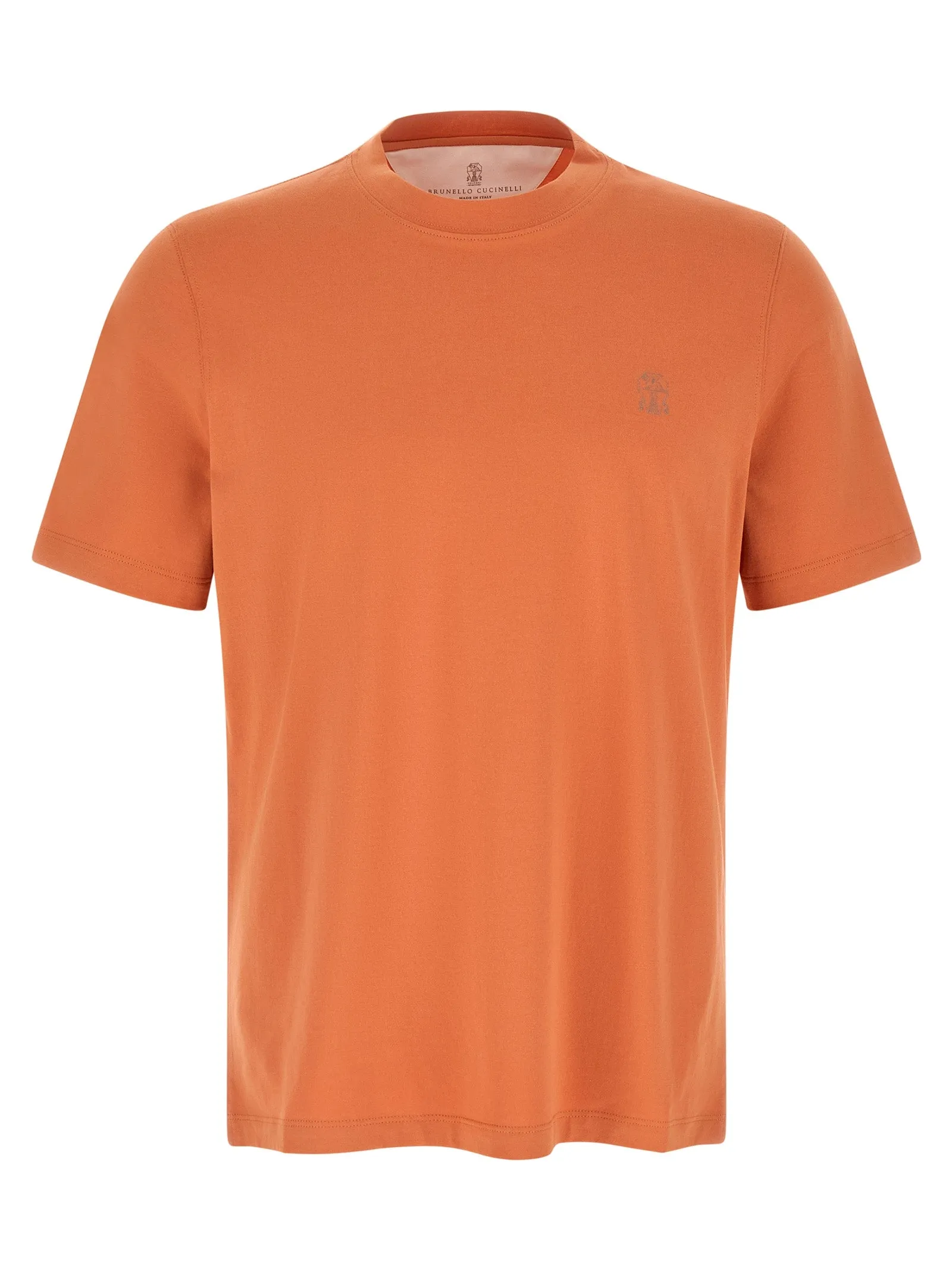 Logo Print T-Shirt Orange sold by Wanan Luxury
