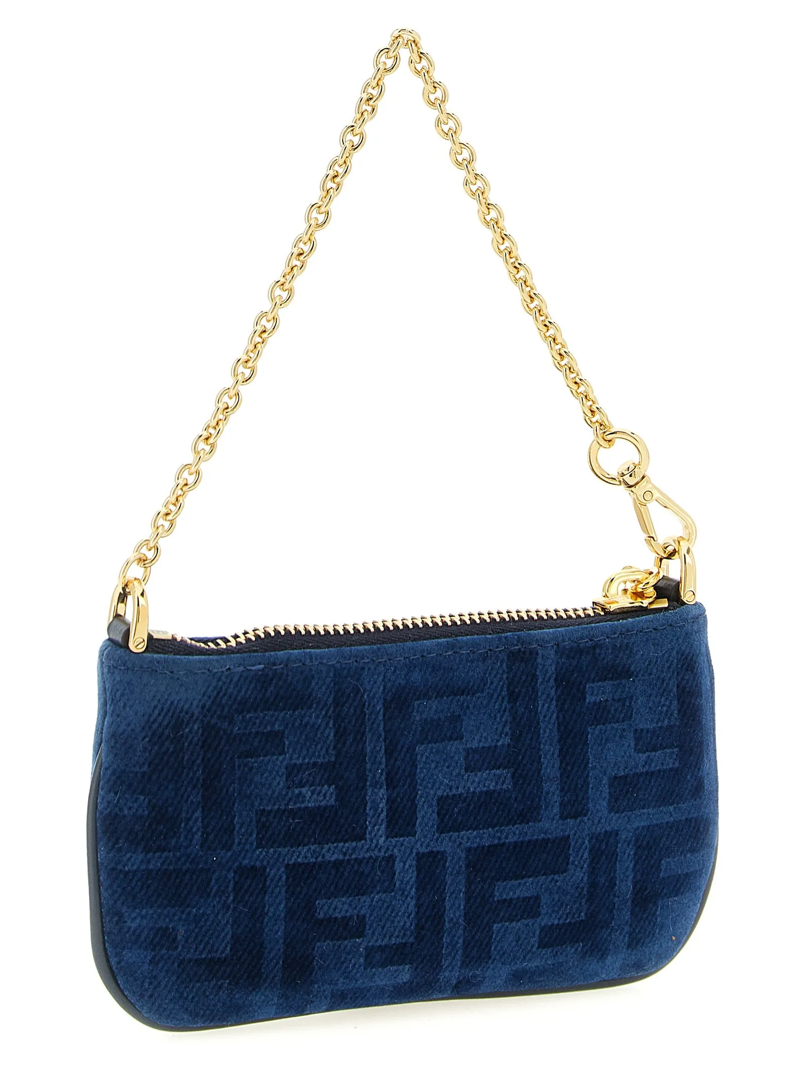 Ff Mini Denim Pouch Bag Accessories Blue sold by Wanan Luxury product image thumbnail 2