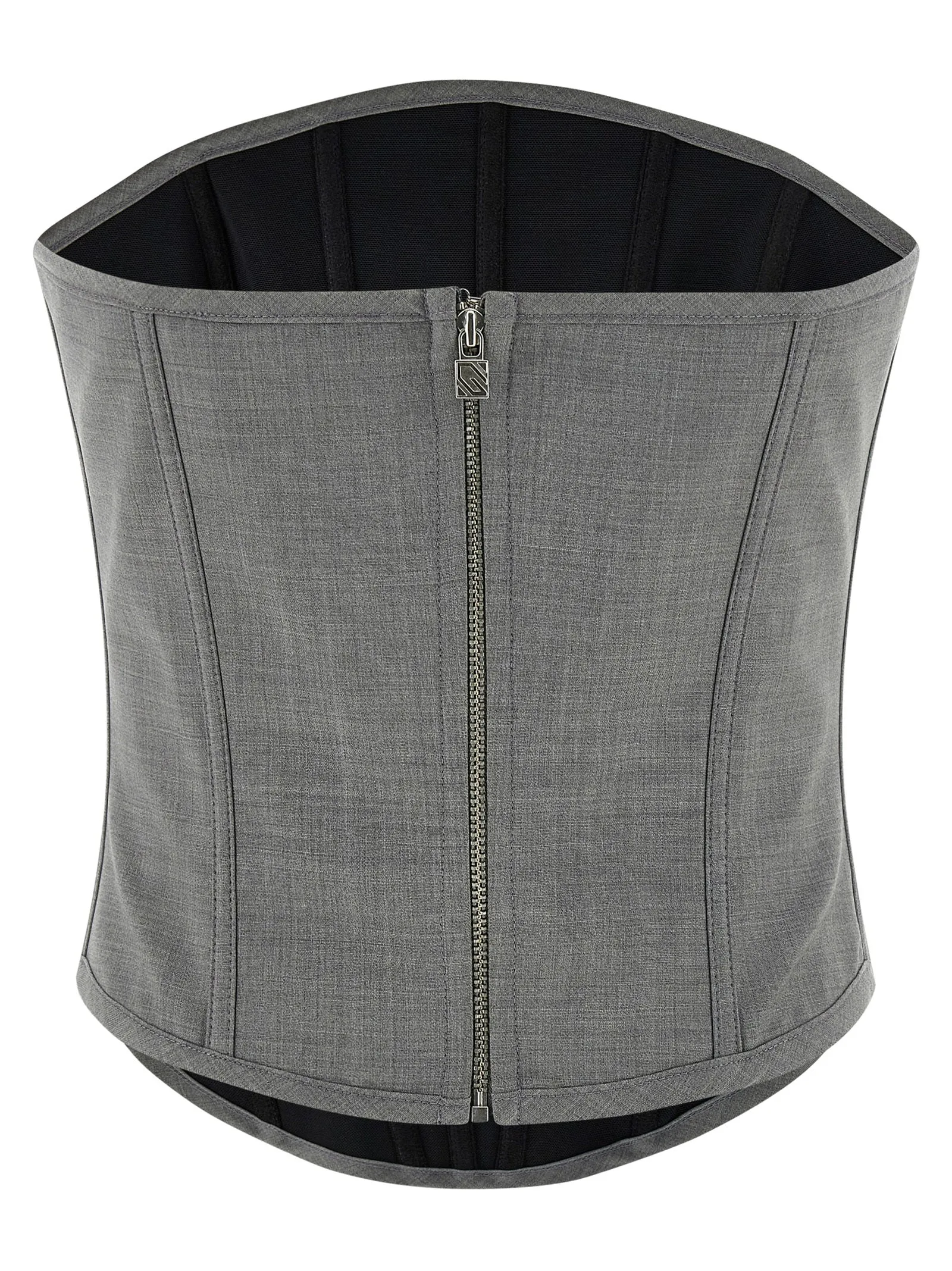 Top Bustier Tops Gray sold by Wanan Luxury product image thumbnail 2