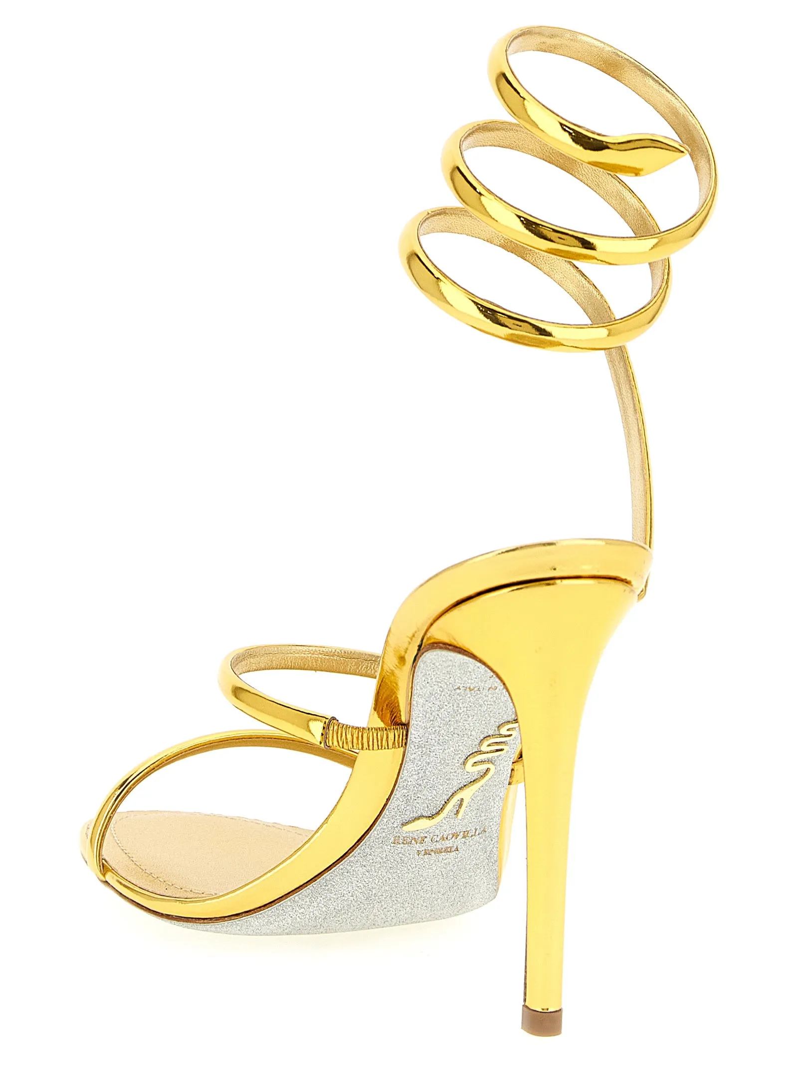 Cleo Metallic Sandals Gold sold by Wanan Luxury product image thumbnail 3