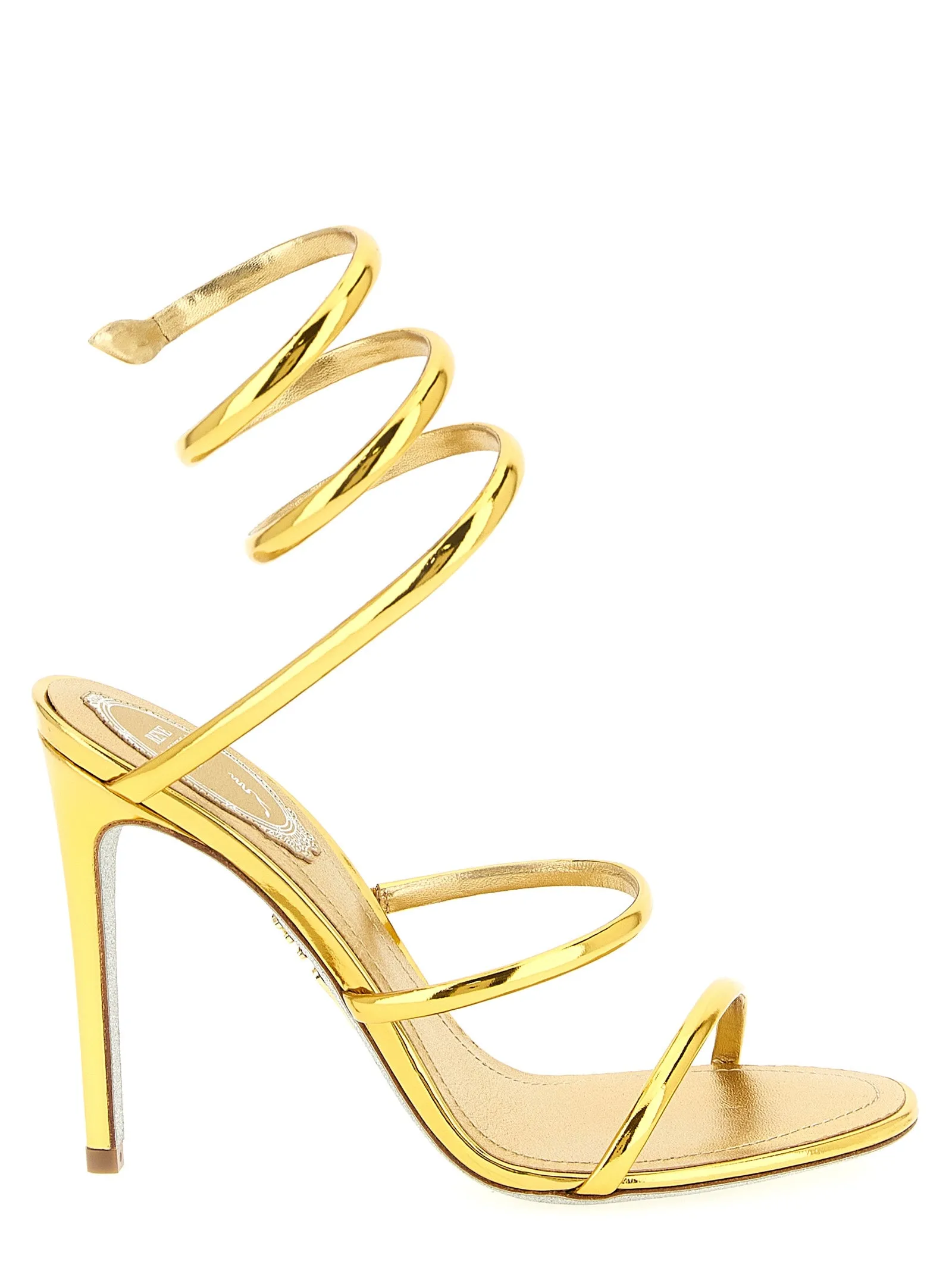 Cleo Metallic Sandals Gold sold by Wanan Luxury