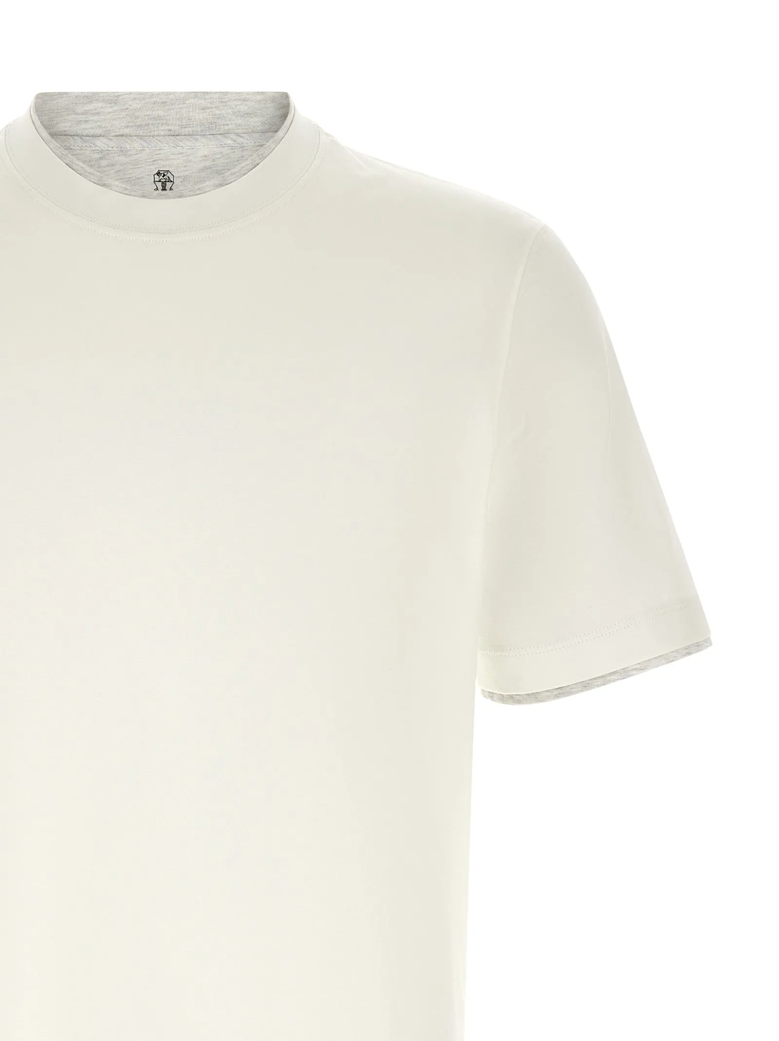 Double Layer T-Shirt White sold by Wanan Luxury product image thumbnail 3