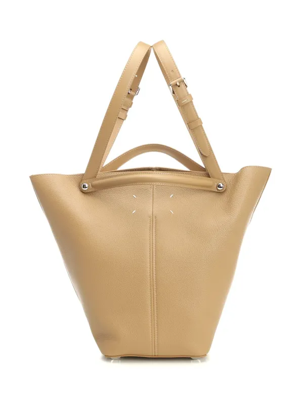 Medium Dress-Age Bag Shoulder Bags Beige made by Maison Margiela