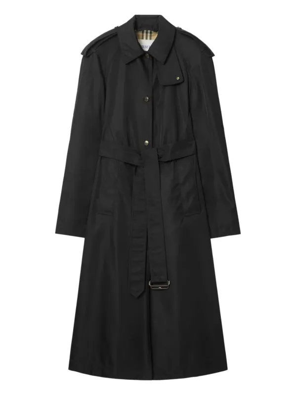 Coats Blacks And Greys made by Burberry