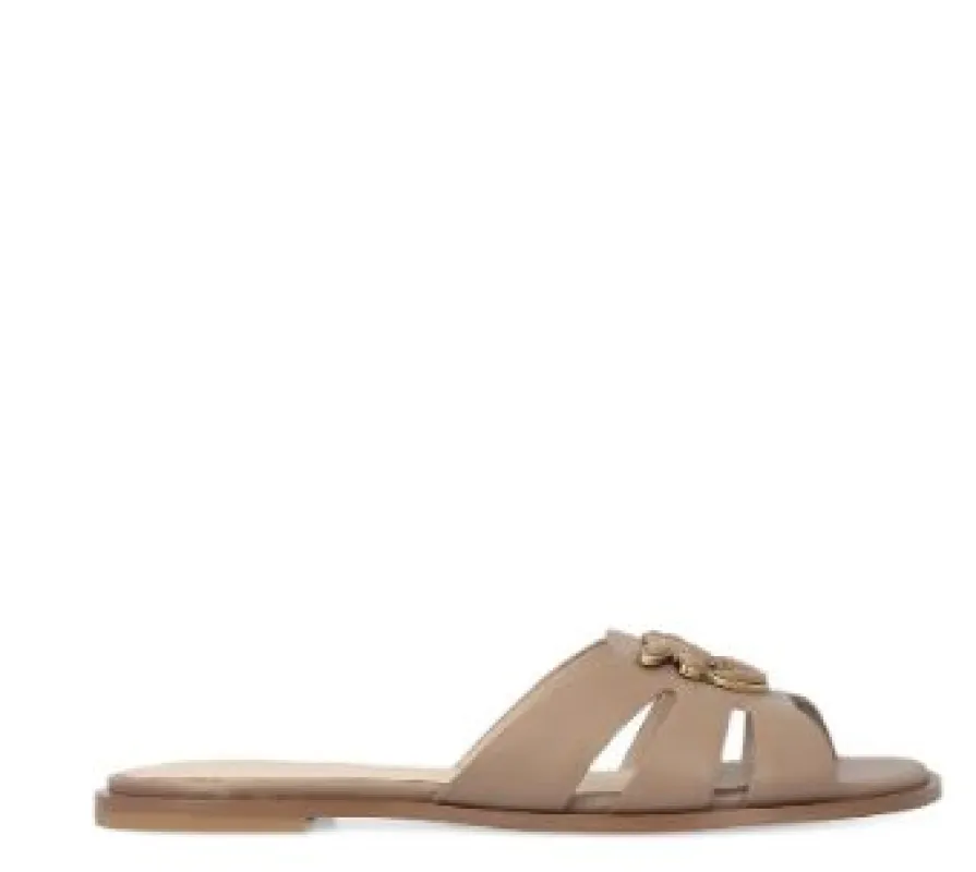 Milly Flat Shoes Brown made by Wanan Luxury