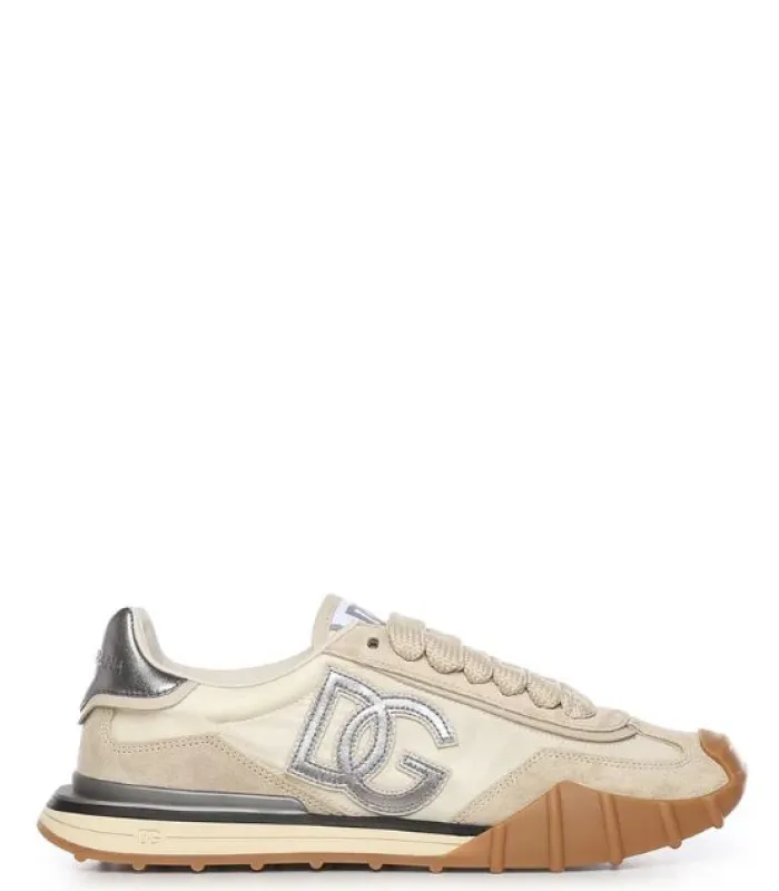 Flat Shoes Avorio/Argento sold by Wanan Luxury