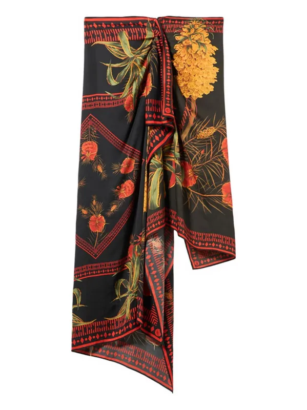 Skirts Black /Orange sold by Wanan Luxury