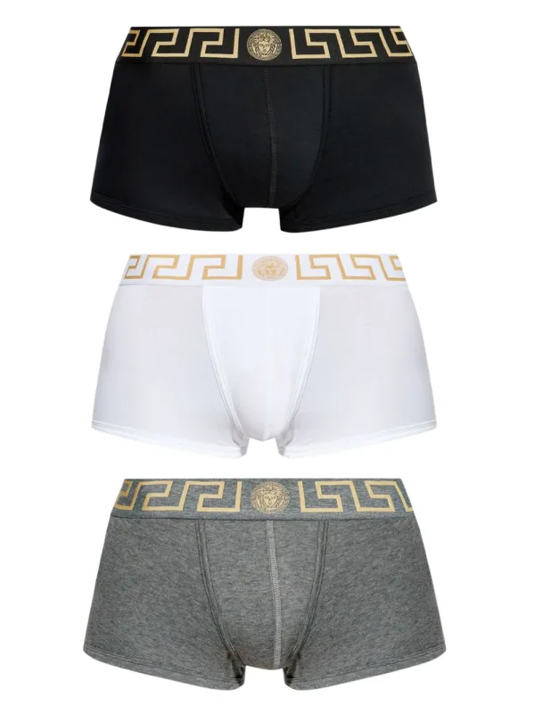 Underwear Black/Grey/Gold made by Versace