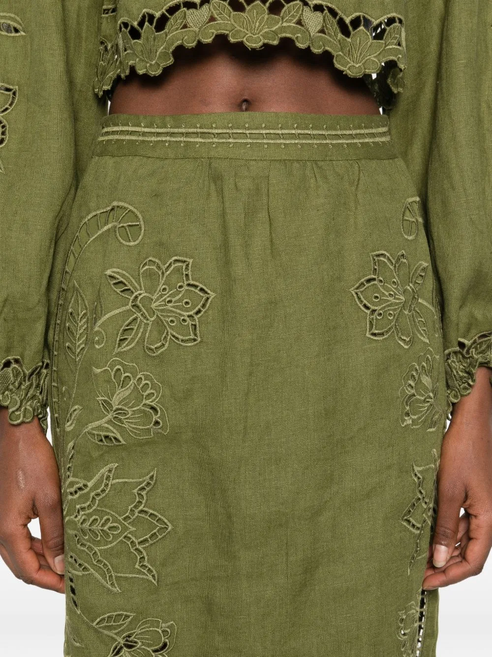 Skirts Blue And Green sold by Wanan Luxury product image thumbnail 3