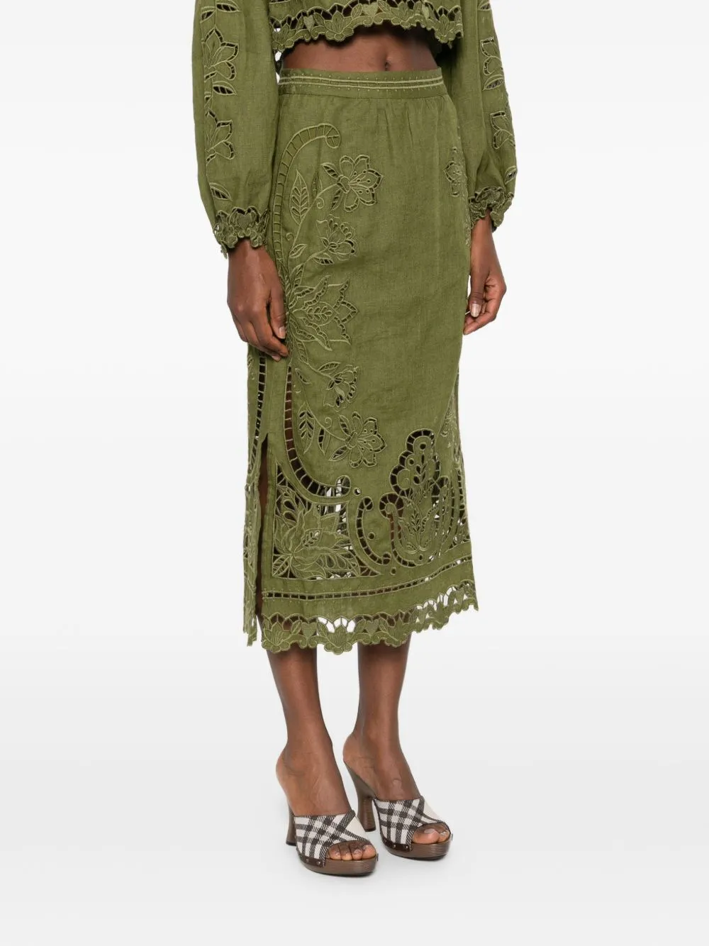Skirts Blue And Green sold by Wanan Luxury product image thumbnail 4