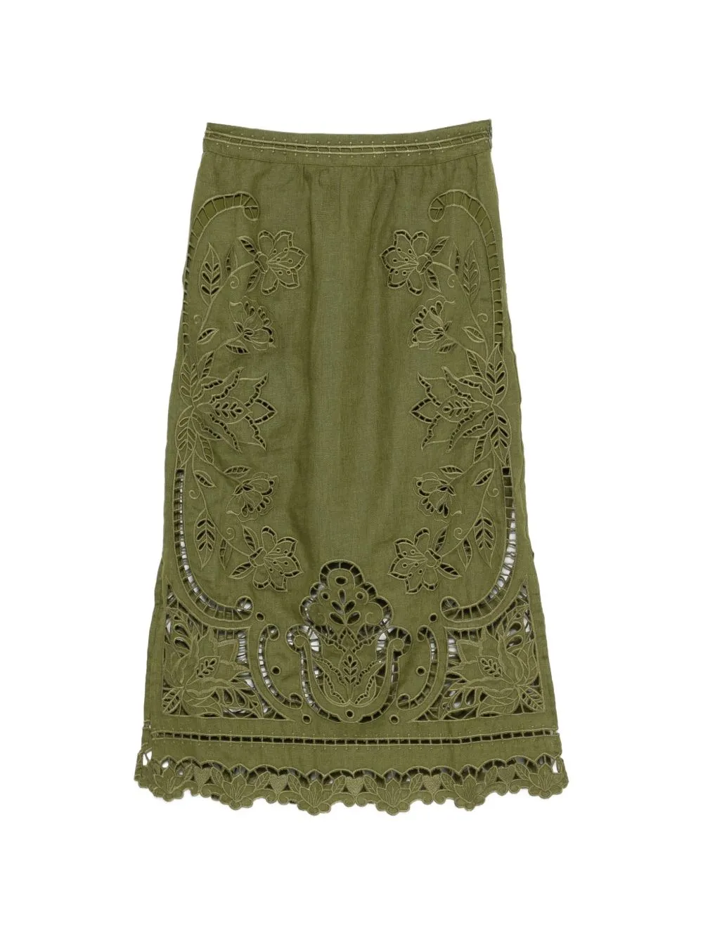 Skirts Blue And Green sold by Wanan Luxury