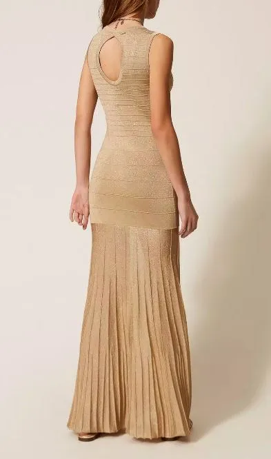 Dresses Sand Lurex sold by Wanan Luxury product image thumbnail 2