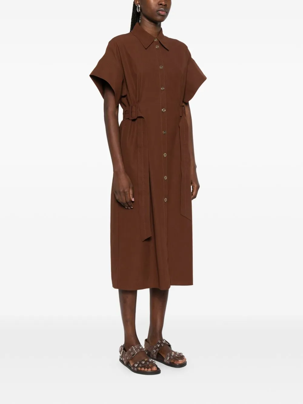 Dresses Marrone Terra sold by Wanan Luxury product image thumbnail 4