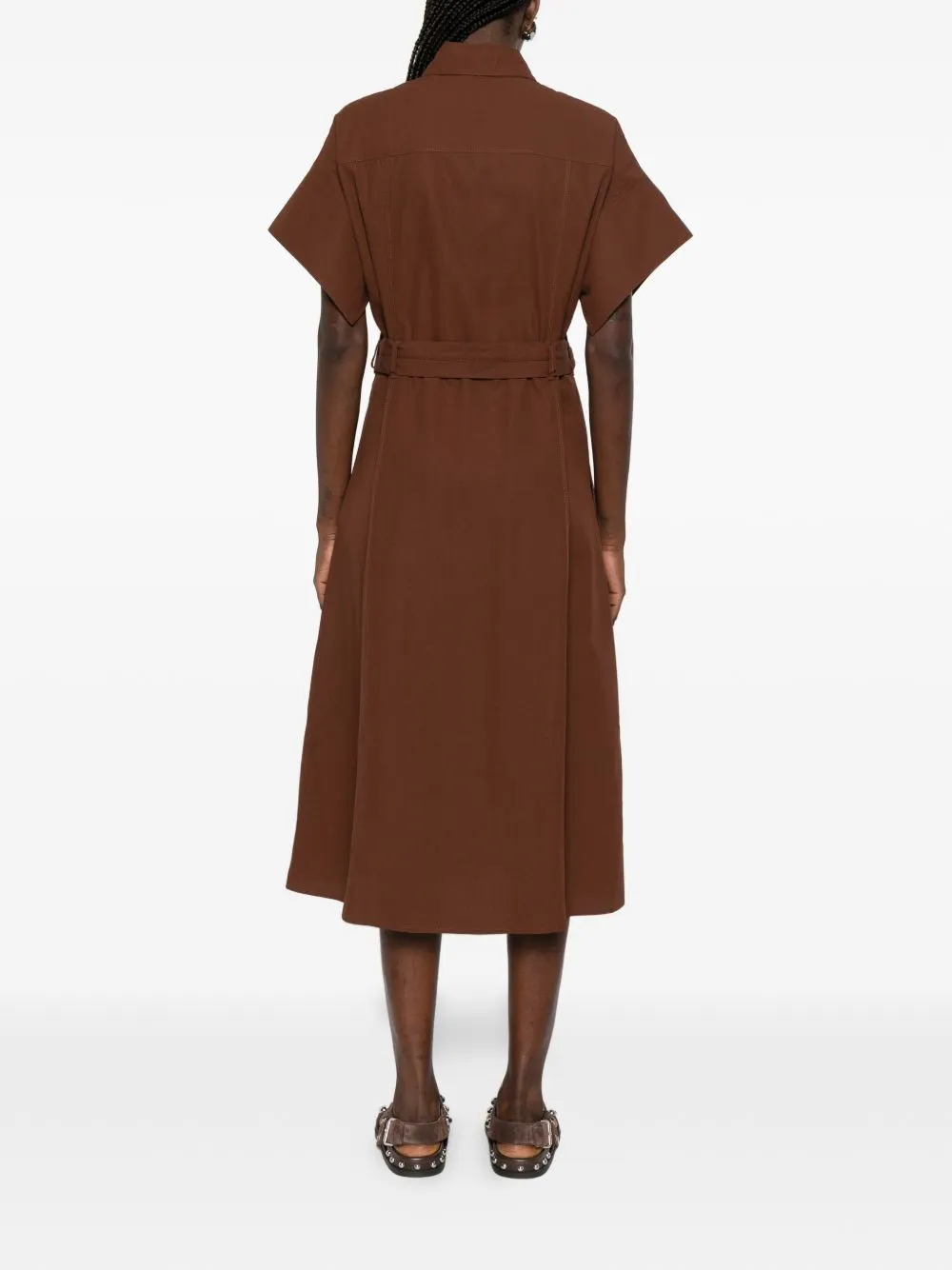 Dresses Marrone Terra sold by Wanan Luxury product image thumbnail 2
