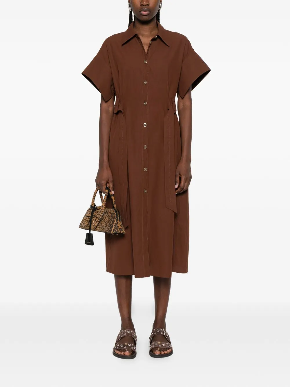 Dresses Marrone Terra sold by Wanan Luxury product image thumbnail 3
