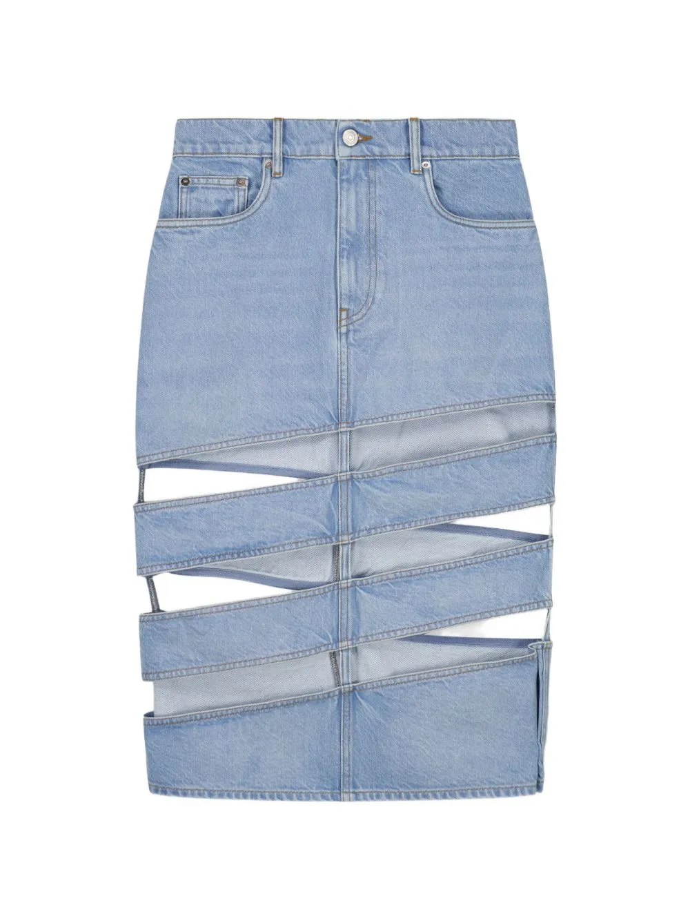 Skirts Blue And Green sold by Wanan Luxury