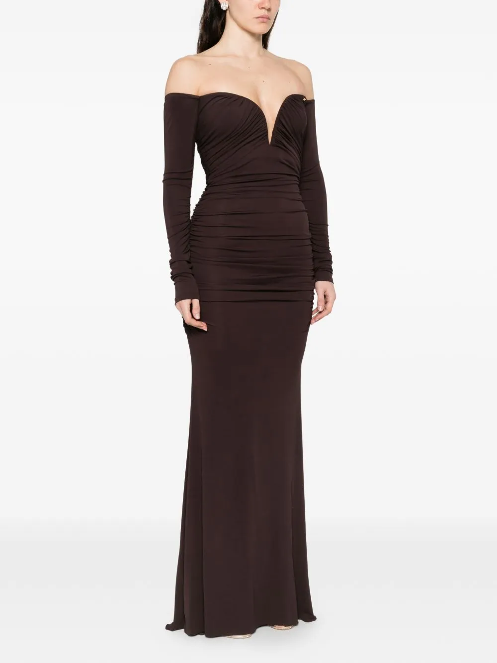 Dresses Dark Chocolate sold by Wanan Luxury product image thumbnail 4