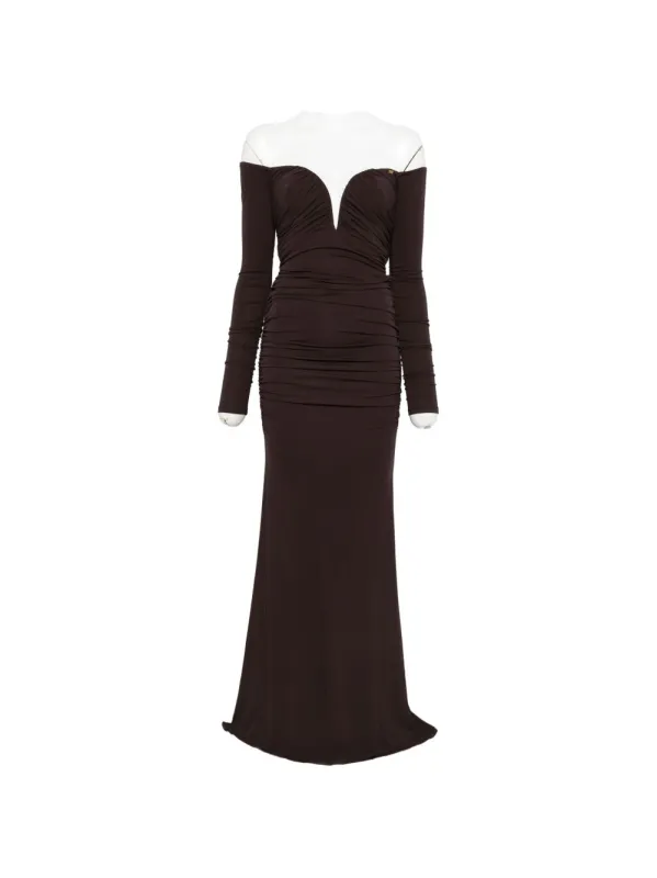 Dresses Dark Chocolate sold by Wanan Luxury