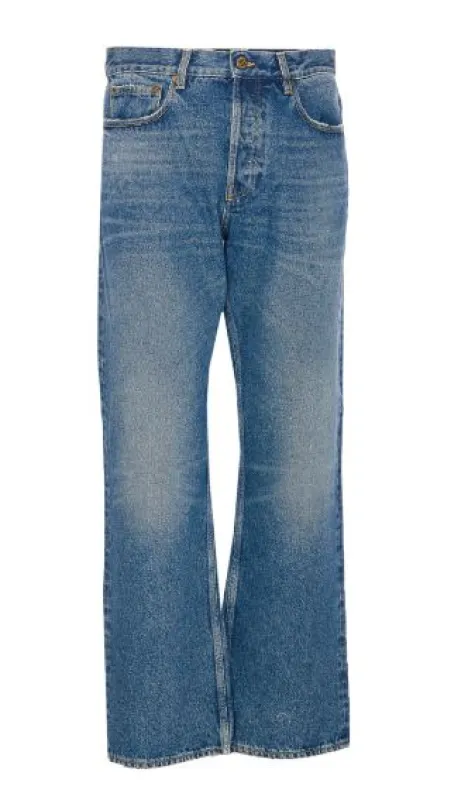 Trousers Blue And Green made by Golden Goose