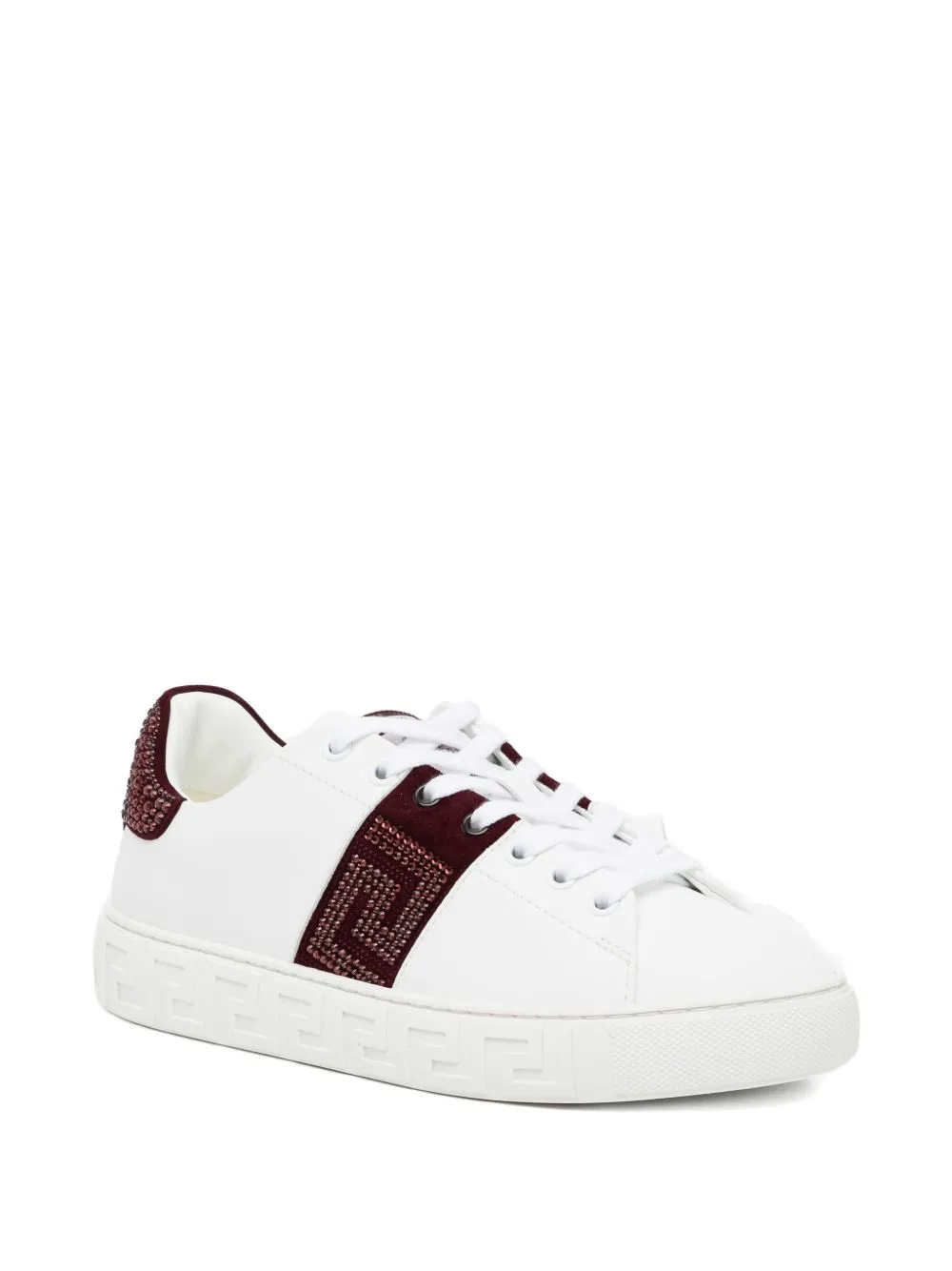 Flat Shoes White Burgundy sold by Wanan Luxury product image thumbnail 4