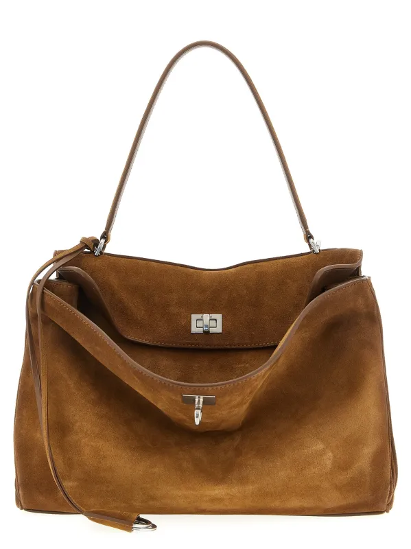 Rodeo Hand Bags Brown made by Balenciaga